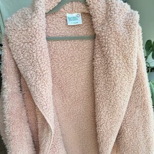 Nordic Beach Blush Wine Pink Sherpa